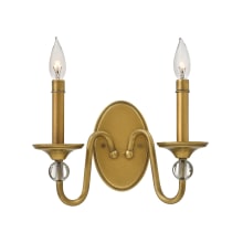 2 Light Double Wall Sconce from the Eleanor Collection