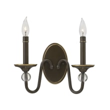 2 Light Double Wall Sconce from the Eleanor Collection