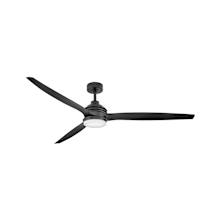 Artiste 72" 3 Blade Indoor/Outdoor Smart LED Ceiling Fan