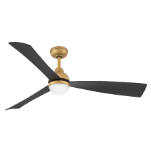 Una 56" 3 Blade Indoor / Outdoor Smart LED Ceiling Fan
