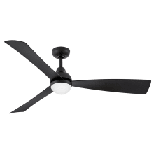 Una 56" 3 Blade Indoor / Outdoor Smart LED Ceiling Fan
