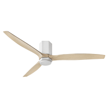 Facet 60" 3 Blade Indoor / Outdoor Hugger LED Ceiling Fan