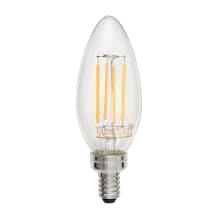 Single 12v Candelabra (E12) Base LED Bulb