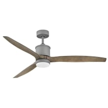 Hover 60" Smart LED Indoor / Outdoor Ceiling Fan with HIRO Remote Control