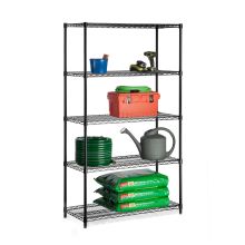 5-Tier Industrial Adjustable Storage Shelving Unit with 800 Lbs. Capacity