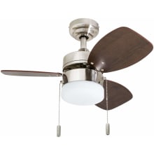 Ocean Breeze 30" 3 Blade Indoor LED Ceiling Fan