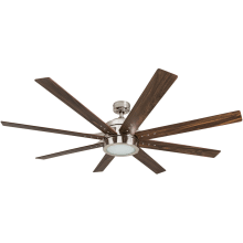 Xerxes 62" 8 Blade Indoor LED Ceiling Fan