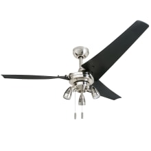 Phelix 56" 3 Blade Indoor LED Ceiling Fan