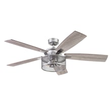 Carnegie 52" 5 Blade Indoor LED Ceiling Fan