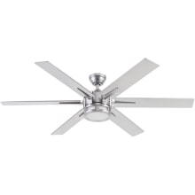 Kaliza 56" 6 Blade Indoor LED Ceiling Fan