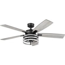 Carnegie 52" 5 Blade Indoor LED Ceiling Fan