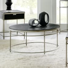 St Armand 38" Round Modern Industrial Cocktail Coffee Table
