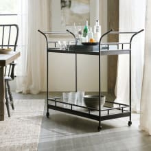 Ciao Bella 50" Wide French Inspired Bar Cart with Wheels