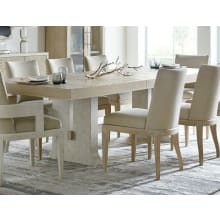 Cascade 84-106" Long Modern Casual Luxury Farmhouse Dining Table with (1) 22" Leaf