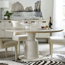 Cascade 60" Round Modern Casual Zen Luxury Dining Table