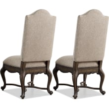 Rhapsody Set of (2) 25" Wide Classic Formal Upholstered Armless Side Dining Chairs