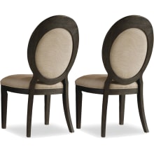40-1/2 Inch Tall Two Piece Fabric Dining Chair Set from the Corsica Collection