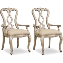 Chatelet Set of (2) Antique European Farmhouse Splat Back Dining Chairs