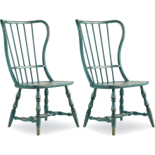 43-1/4 Inch Tall Two Piece Dining Chair Set from the Sanctuary Collection