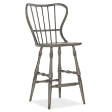 Ciao Bella 24" Wide Spindle Back Farmhouse Style Bar Stool