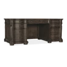 Traditions 72" Wood 7 Drawer Executive Desk