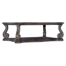 Traditions 52" Wide Oak and Resin Coffee Table