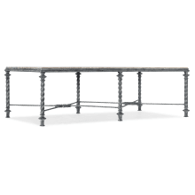 Traditions 31" Wide Metal Coffee Table