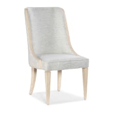 Nouveau Chic 23" Wide Wood Framed Fabric Dining Chair