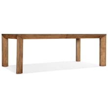 Big Sky 44" Wide Solid Wood Edged Top Dining Table