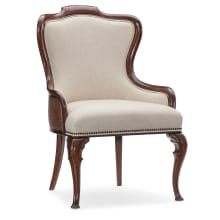 Charleston 26" Wide Wood Framed Fabric Dining Chair