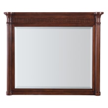 Charleston 39-1/4" x 48" Square Beveled Wood Accent Mirror