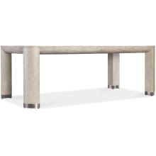 Modern Mood 44" Wide Wood Top Oak and Metal Dining Table