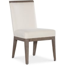 Modern Mood 21" Wide Wood Framed Polyester Dining Chair