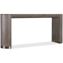Modern Mood 16" Wide Wood Top Oak Console Table