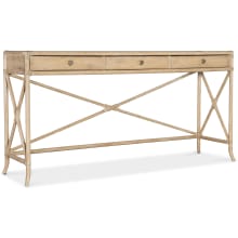 Retreat 19" Wide Wood Top Maple and Oak Console Table