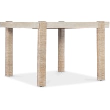 Seaside 44" Wide Wood Top Oak Dining Table