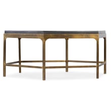 Commerce and Market 39" Wide Iron and Mango Wood Coffee Table