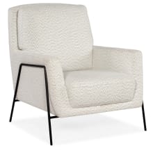 CC 31" Wide Metal Framed Fabric Accent Chair