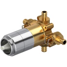 1/2" Thermostatic Rough-in Valve with PEX Connection Type with up to 3 Functions