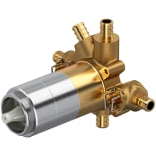 1/2" Thermostatic Rough-in Valve with PEX Connection Type and up to 5 functions