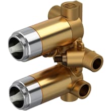 3/4" Thermostatic Rough-in Valve Multi-Function System with NPT Connection Type and up to 6 functions