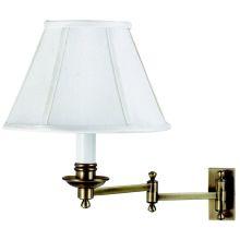 Swing Arm Wall Sconce from the Library Lamps Collection