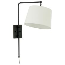 Crown Point 1 Light Plug In Wall Sconce