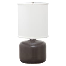 Scatchard Single Light 19-1/2" High Vase Table Lamp
