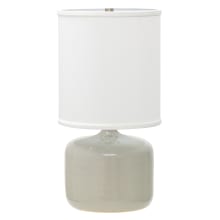Scatchard Single Light 19-1/2" High Vase Table Lamp