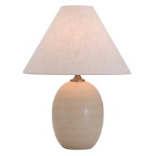 Scatchard Single Light 22-1/2" High Vase Table Lamp with Linen Hardback Shade