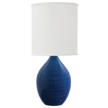 Scatchard Single Light 20-1/2" High Vase Table Lamp