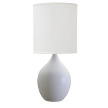 Scatchard Single Light 20-1/2" High Vase Table Lamp