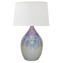 Scatchard Single Light 18-1/2" High Vase Table Lamp