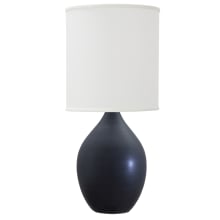 Scatchard Single Light 24" High Vase Table Lamp